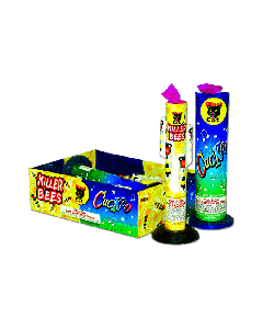 CUCKOO / KILEER BEES 2pk | 200 Gram Fountain by Black Cat Fireworks